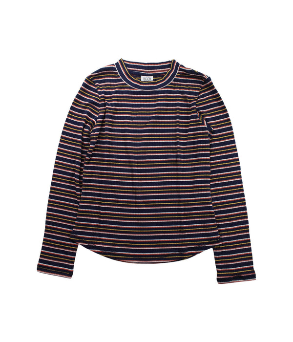 A Blue Long Sleeve T Shirts from Seed in size 10Y for girl. (Front View)