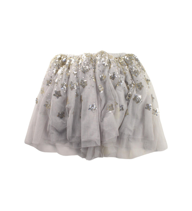 A White Tulle Skirts from Seed in size 4T for girl. (Back View)