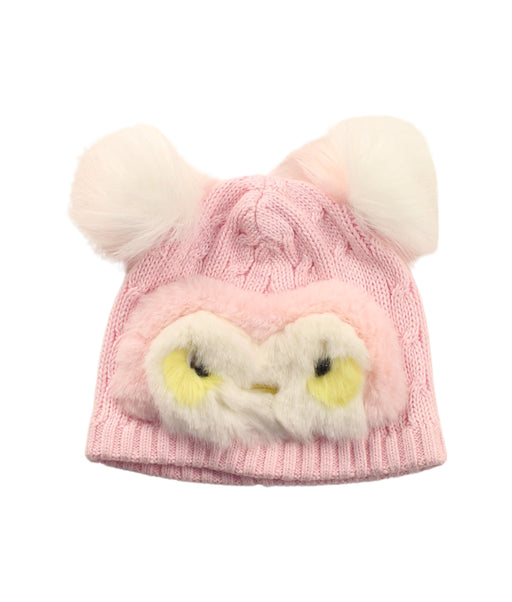 A White Winter Hats from Seed in size O/S for girl. (Front View)