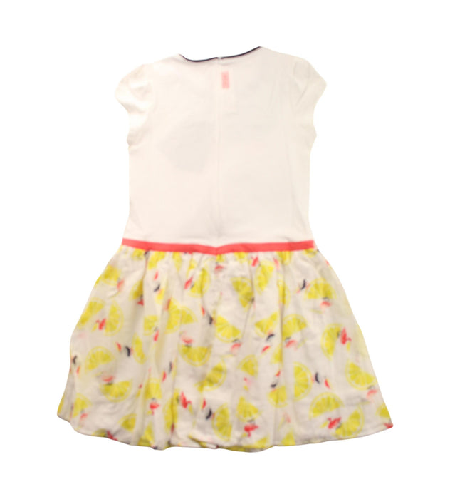 A White Short Sleeve Dresses from Catimini in size 8Y for girl. (Back View)