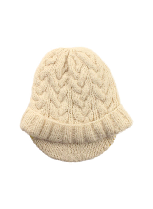 A White Winter Hats from Grevi in size O/S for girl. (Front View)