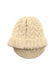 A White Winter Hats from Grevi in size O/S for girl. (Back View)
