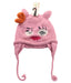 A Pink Winter Hats from Barts in size O/S for girl. (Front View)