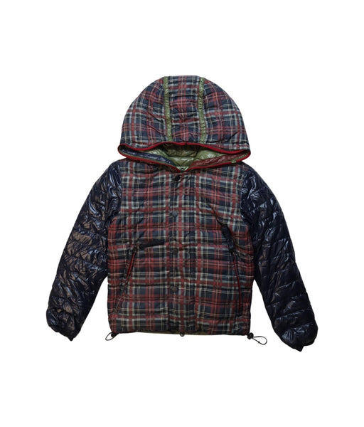 A Multicolour Puffer/Quilted Jackets from Duvetica in size 6T for boy. (Front View)