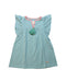 A Green Short Sleeve Dresses from Nanos in size 4T for girl. (Front View)