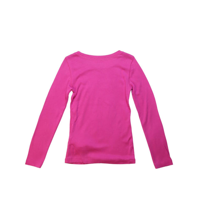 A Pink Long Sleeve T Shirts from Polo Ralph Lauren in size 5T for girl. (Back View)