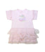 A Multicolour Short Sleeve Dresses from Tutu Du Monde in size 6T for girl. (Front View)