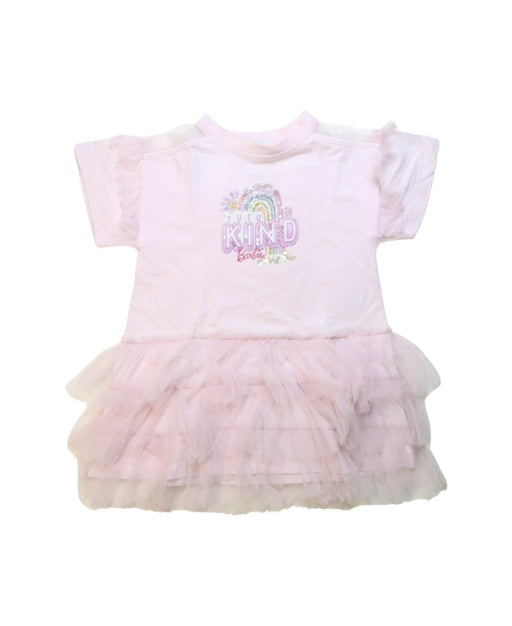 A Pink Short Sleeve Dresses from Tutu Du Monde in size 2T for girl. (Front View)