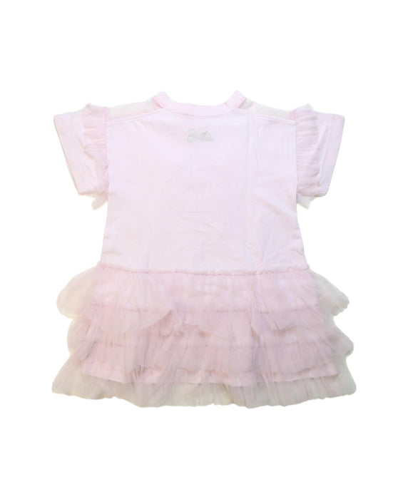 A Pink Short Sleeve Dresses from Tutu Du Monde in size 2T for girl. (Back View)