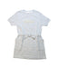 A Grey Short Sleeve Dresses from Chloe in size 6T for girl. (Front View)