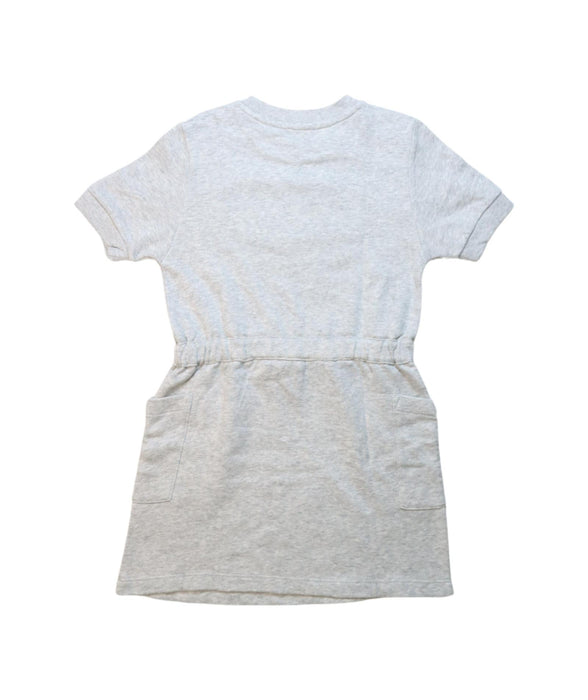 A Grey Short Sleeve Dresses from Chloe in size 6T for girl. (Back View)