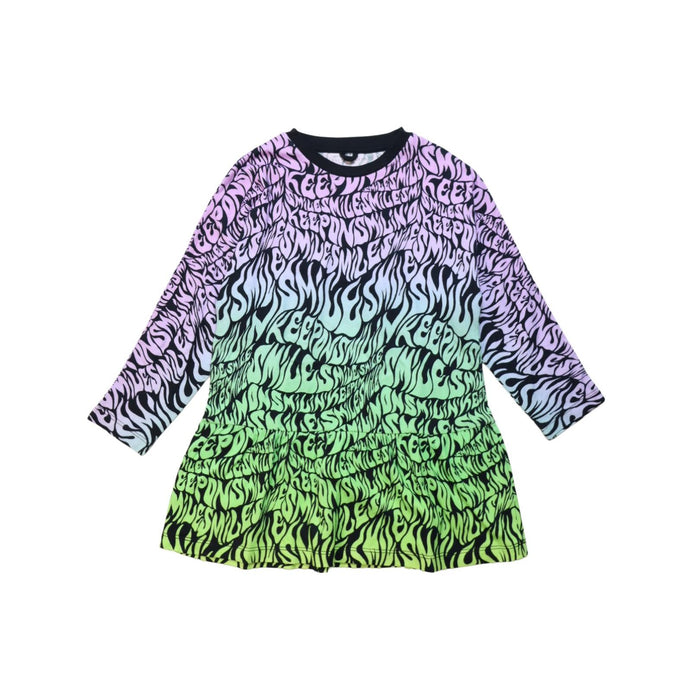 A Multicolour Long Sleeve Dresses from Stella McCartney in size 4T for girl. (Front View)