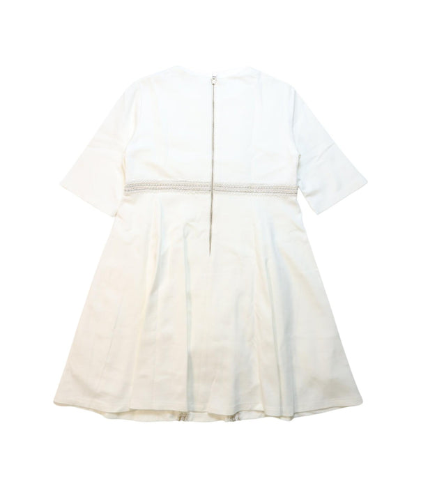 A Yellow Long Sleeve Dresses from I Pinco Pallino in size 8Y for girl. (Back View)
