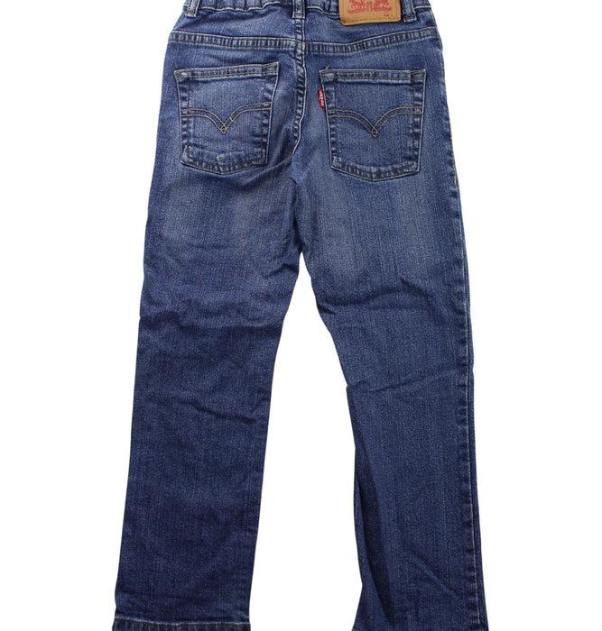 A Blue Jeans from Levi's in size 6T for boy. (Back View)