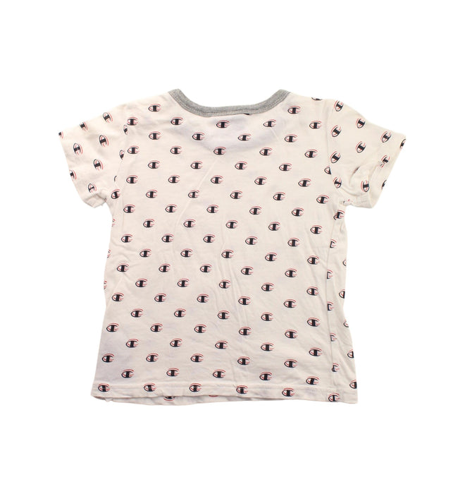 A White Short Sleeve T Shirts from Champion in size 12-18M for girl. (Back View)