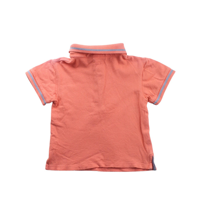 A Peach Short Sleeve Polos from Noukie's in size 12-18M for boy. (Back View)
