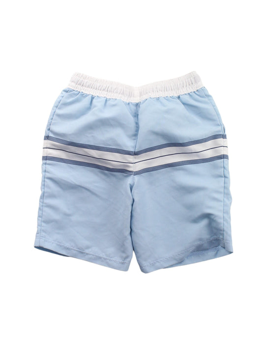 A Blue Shorts from The Little White Company in size 12-18M for boy. (Back View)