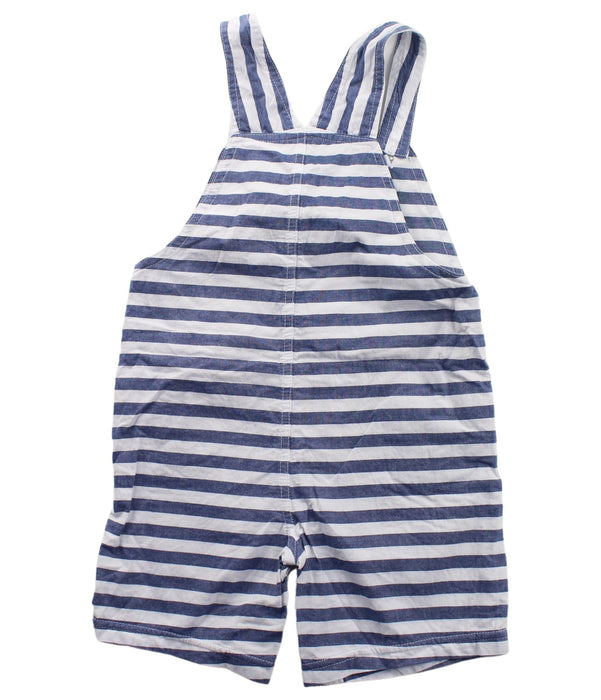 A Blue Overall Shorts from Calvin Klein in size 12-18M for boy. (Back View)