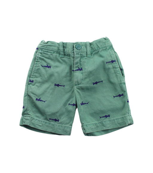 A Green Shorts from Crewcuts in size 3T for boy. (Front View)
