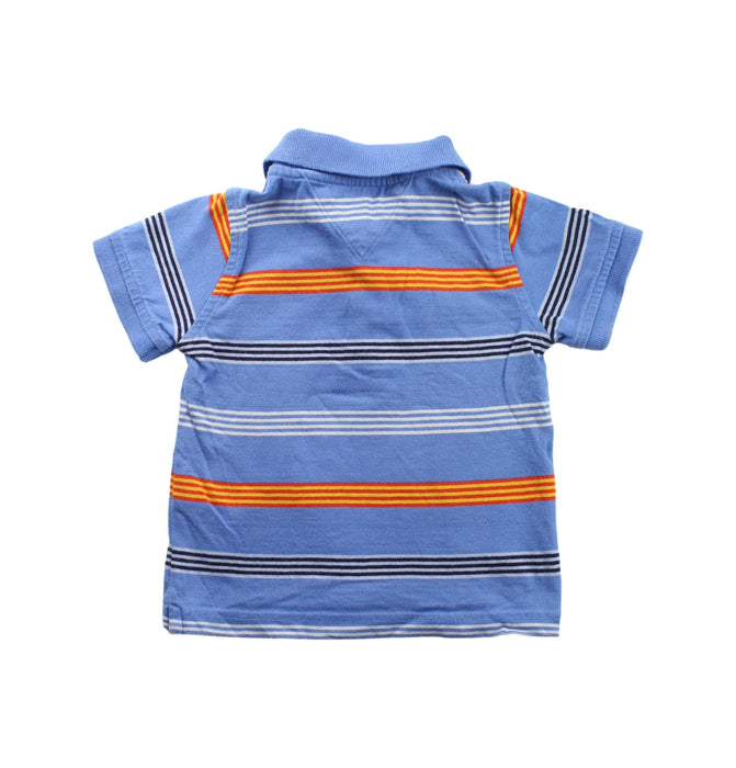 A Blue Short Sleeve Polos from Tommy Hilfiger in size 12-18M for boy. (Back View)