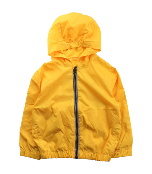A Yellow Rain Jackets from Petit Bateau in size 2T for neutral. (Front View)