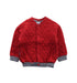 A Red Cardigans from Petit Bateau in size 12-18M for boy. (Front View)