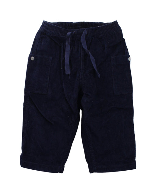 A Blue Casual Pants from Petit Bateau in size 6-12M for boy. (Front View)