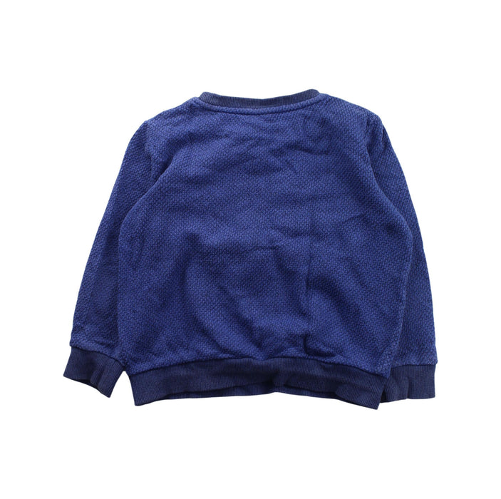 A Blue Crewneck Sweatshirts from Seed in size 5T for boy. (Back View)
