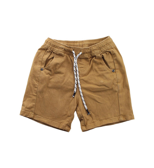 A Brown Shorts from Seed in size 3T for boy. (Front View)
