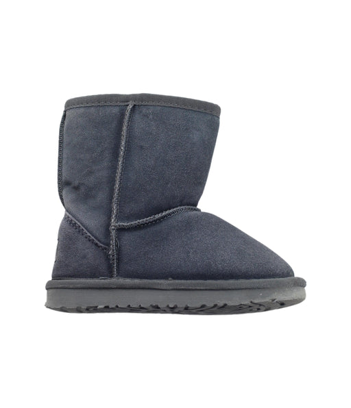 A Grey Winter Boots from UGG in size 5T for girl. (Front View)