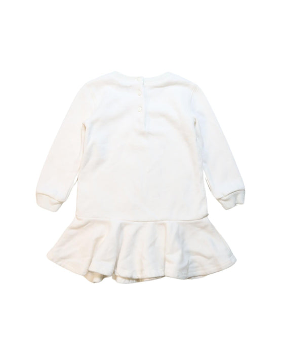 A White Long Sleeve Dresses from Ralph Lauren in size 12-18M for girl. (Back View)