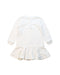 A White Long Sleeve Dresses from Ralph Lauren in size 12-18M for girl. (Back View)