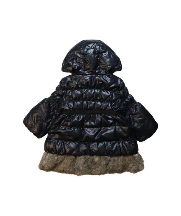 A Black Puffer/Quilted Coats & Outerwear from Jill Stuart in size 18-24M for girl. (Back View)