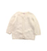 A White Cardigans from Seed in size 3-6M for girl. (Front View)