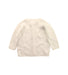 A White Cardigans from Seed in size 3-6M for girl. (Back View)