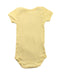 A Yellow Short Sleeve Bodysuits from Petit Bateau in size 3-6M for neutral. (Back View)