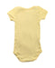 A Yellow Short Sleeve Bodysuits from Petit Bateau in size 3-6M for neutral. (Back View)