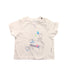 A White Short Sleeve T Shirts from Jacadi in size 3-6M for girl. (Front View)