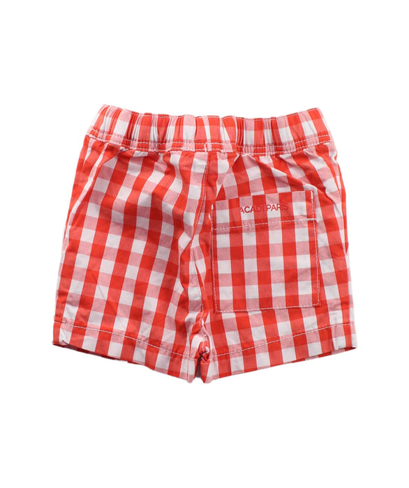A Red Shorts from Jacadi in size 3-6M for boy. (Back View)