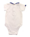 A White Short Sleeve Bodysuits from Jacadi in size 3-6M for boy. (Back View)