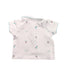 A White Short Sleeve Polos from Jacadi in size 3-6M for boy. (Back View)