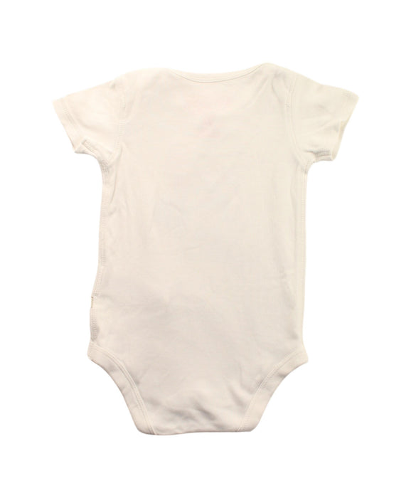 A White Short Sleeve Bodysuits from Frugi in size 3-6M for neutral. (Back View)