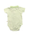A Green Short Sleeve Bodysuits from Frugi in size 0-3M for boy. (Back View)