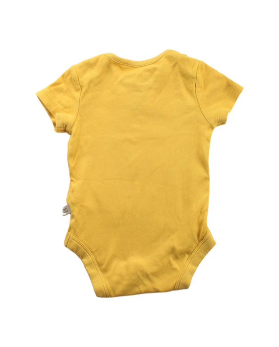 A Yellow Short Sleeve Bodysuits from Frugi in size Newborn for boy. (Back View)