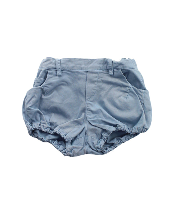 A Blue Bloomers from Nanos in size 6-12M for girl. (Front View)