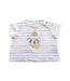 A Blue Short Sleeve T Shirts from Nanos in size 6-12M for girl. (Front View)