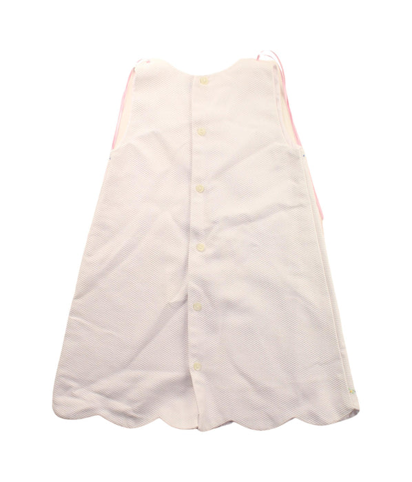 A White Sleeveless Dresses from Luli & Me in size 3T for girl. (Back View)