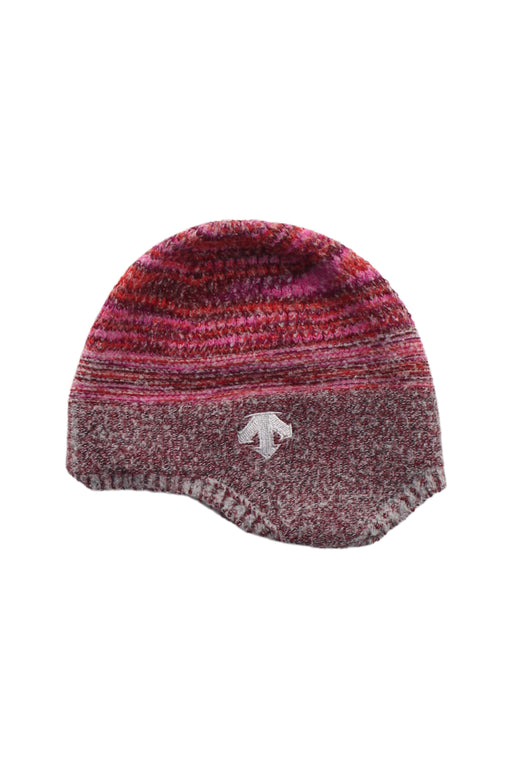 A Pink Beanies from Descente in size O/S for neutral. (Front View)
