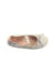 A White Flats from Pablosky in size 5T for girl. (Front View)