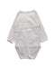 A Grey Long Sleeve Bodysuits from Petit Bateau in size 3-6M for boy. (Back View)